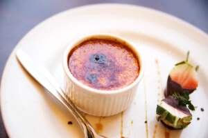 blueberry creme brulee