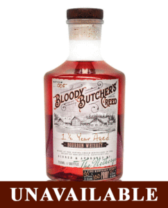 Bloody Butcher's Creed Bourbon.