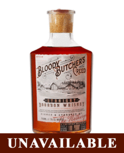 Bloody Butcher's Creed Bourbon.