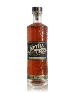 the image is Jeptha Creed Four Grain Straight Bourbon Whiskey.
