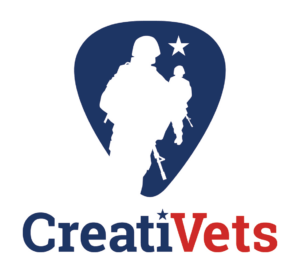 the logo for CreatiVets, a non-profit organization.