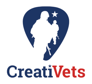 the logo for CreatiVets, a non-profit organization.
