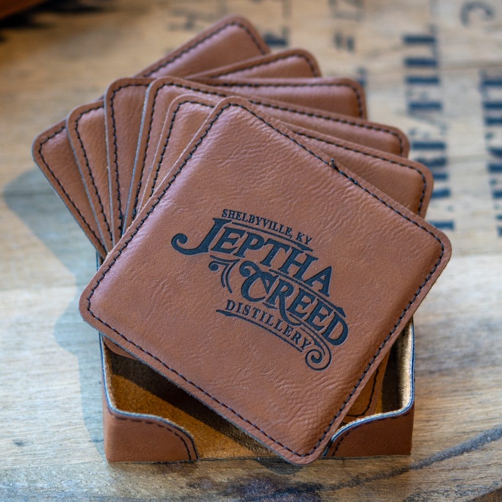 Leather Coaster Set