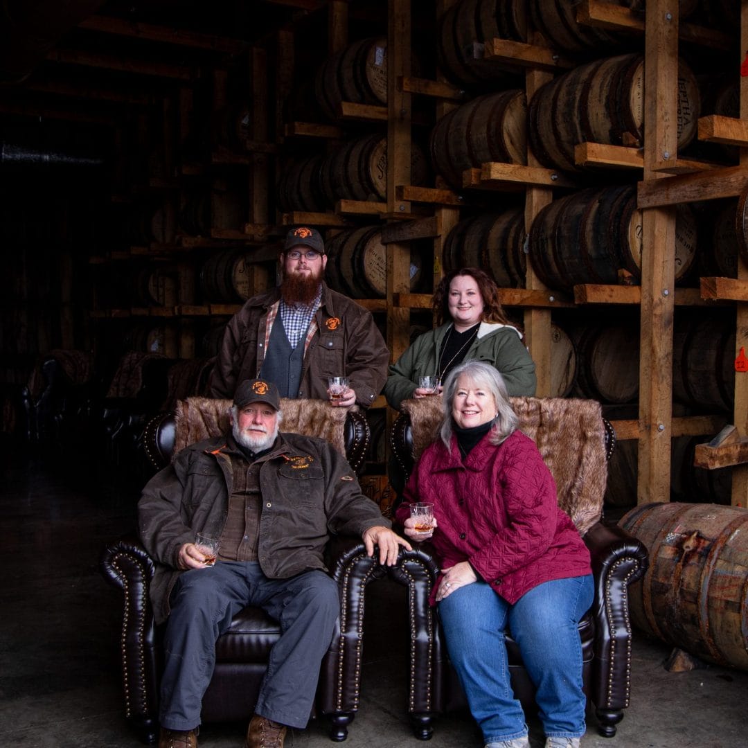 Nethery Family in Barrel Barns 002